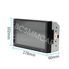 Car Radio Stereo Touch Screen Double 2din 7in Mp5 Audio Player Bluetooth Aux-in