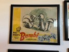 Bambi Original Us Lobby Title Card Walt Disney 1942
