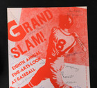 1989 8th Annual Fine Arts Look At Baseball Artist Signed Poster Cooperstown