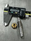 Clean 32 Pitch 20 Teeth Bronze Worm Gear Set 20 Teeth With 10 1 Reduction Ratio