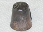 Vintage 1979 Sterling Silver Thimble Christmas Church Delft Blue   White Enamel