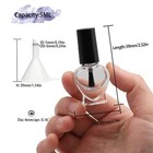 Empty Nail Polish Bottles Heart Shape Empty Fingernail Polish Vials Container   