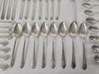 Vintage International Silver Wm Rogers Imperial 40 Pc Silverplate Flatware