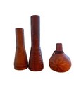 Antique Wood Beehive Bobbin Spools Spindles Farm Primitive Carved Gourd Lot
