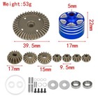 F   R Differential Gear   Gear Case Set For 1 10 Tamiya Xv-02 Tt-02 Mb-01 Xm-01