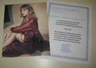 Taylor Swift Red Era Dress Autographed 8 X 10 Signed Photo Coa Promo