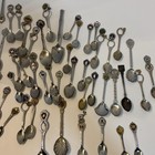 Lot Of 90  Souvenir Collector Spoons From Different States And Countries