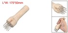 Stainless Steel Meat Tenderizer Meat Mallet Needle With Wooden Handle White