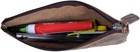 Leather Pencil Pouch Pen Case Zippered Pencil Case Sleeve Elegant And Practical