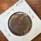 Angola Portuguese Colony 1 Escudo 1956 Copper-nickel Coin Km 76 Bn