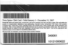 Twin Spires Club  Churchill Race Tracks - Gold Vip 2007  Two Barcodes