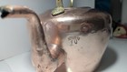 Antique Brass And Copper Gooseneck Tea Kettle George Iii Style Maker Mark Pot