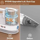 2 5l Dog   Cat Pet Grooming Kit   Vacuum Large Capacity W  5 Clipper Tools Hair