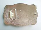 Initial  n  Letter Large Gold   Silver Rodeo Western Cowboy Metal Belt Buckle