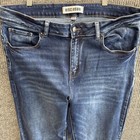 Disclosure Womens Wide Leg Jeans 17 33 Dark Wash Denim Trendy Hi Rise