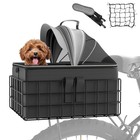 Heavy Duty Bike Rear Basket Cargo Rack E-bike Dog Carrier Waterproof Liner New