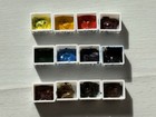 Black Enamel Travel Watercolor Palette W 12 Half Pans Holbein  W n  Daniel Smith