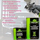 Lime Line Automotive High Solids 2k Glamour Clearcoat Kit - 2 1 Mix - 2 Gallon
