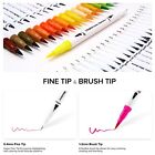 Ohuhu 60 Dual Pencil Set Marker Album Dauber Sketch Water Color Marker Brush Pen