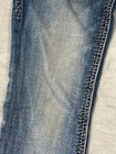 Rock Revival Betty Straight Jeans Womens Sz 28 Blue Mid Wash Embroided Usa