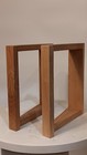Rose Golden Solid Oak Wood Speaker Stands  pair  Fits 12   Speakers    10 Year Wrt