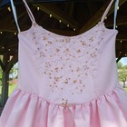 Marys Pink Rose Dress Girls 10 Beaded Lace Satin Princesscore Formal W Petticoat