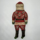 Antique Ford Flour Co  Rag Doll Santa Nashville Handmade Primitive Advertising