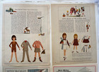 Lot Of 4 Vintage  1960 s Betsy Mccall Paper Doll Pages From Mccall s Magazines