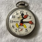 Disney Mickey Mouse Bradley Pocket Watch Vintage