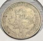 1977 Calgary Stampede Dollar Native As Long As The Sun Shines River Flows Indian