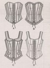 Corset Pattern Tosew Corsett Butterick 5662 Bustier Making History Laced Top