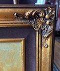 Vintage Oil Painting Signed With Ornate Gilded Gold Frame  22 X 18 