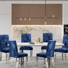 Ergonomic Dining Chair Set Of 2  Polyester Chenille  300 Lbs Home Restaurant