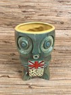 Hukilau London Tiki Mug Tiki Tony Eekum Bookum  51 7  Tall Green Glaze New