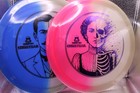 New Doomsday Discs Chemtrail 2 Discs Retina Glow With Blue   Black Foils
