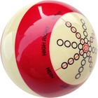 Srs-tb Training Cue Ball Red And White With Beginner And Advanced Markings