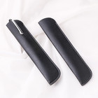 3 Pcs Leather Pen Sleeve Single Pen Case Holder Pencil Pouch Pen Protective Slee