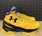 Under Armour Curry 2 Double Bang Basketball Shoes Gold 3026281-700 Men Size 12 5