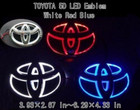 Toyota  Emblem 5d Led 3 Colours  7 Size Variations Exterior Parts Accessories