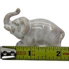 Elephant Figurine Ceramic Animal Statue Home Decor Collectible Small