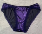 New Metallic Glossy Hi Cut Bikini Panties Xl To 1x 2nd Skin Sexy Panty