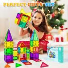 Magnetic Tiles Building Blocks Educational Stem Kids Toys Toddler Birthday Gift