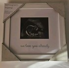 Baby Frame  we Love You Already  Ultrasound Picture Frame Keepsake Sonogram Gift