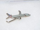 American Airlines Boeing 737 Airplane Lapel Tack Pin Aa Pilot Gift Collectible