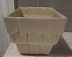 Vintage Cookson Pottery Planter 1950s Off White  Mid Century Decor
