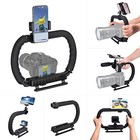 3-shoe Dslr mirrorless action Camera Camcorder Phone Stabilizer 2-hand-hold