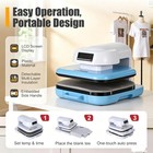 Auto Heat Press Machine For T-shirts  15x15  Sublimation Transfer  auto Release