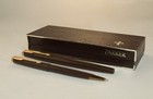 Vintage Parker  Falcon Tx Brown Fountain Pen    Ballpoint Pen Boxed Set - C 1980