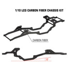 New Powerhobby Lcg Carbon Fiber Chassis Kit Frame For 1 10 Axial Scx10   Scx10 I