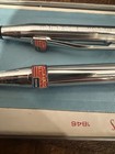 Vintage Cross Lustrous Chrome Century Mechanical Pencil Ball Pen Set